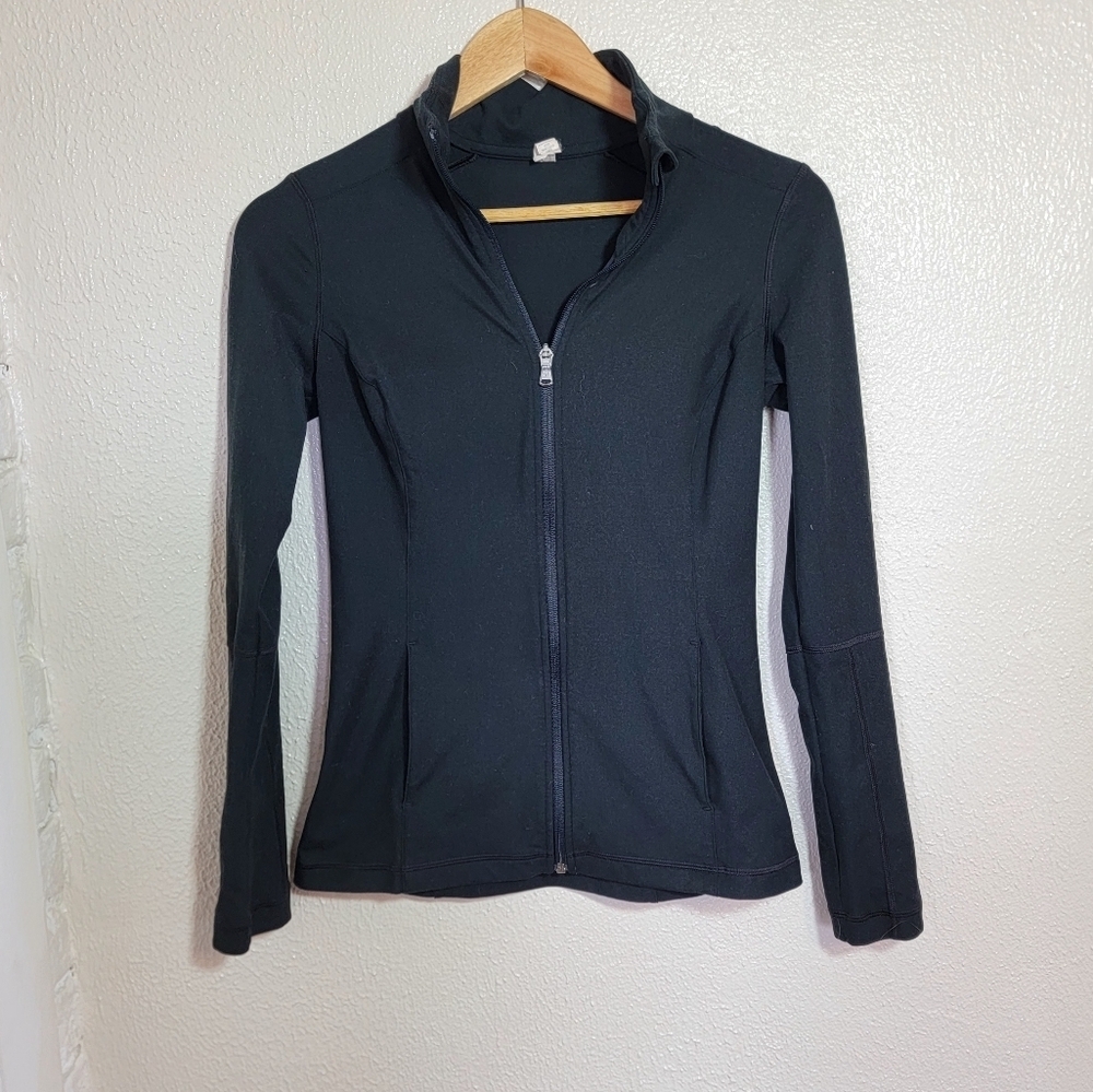 Under Armour Full Zip Define Athletic Pilates Yoga Jacket sz XS Black